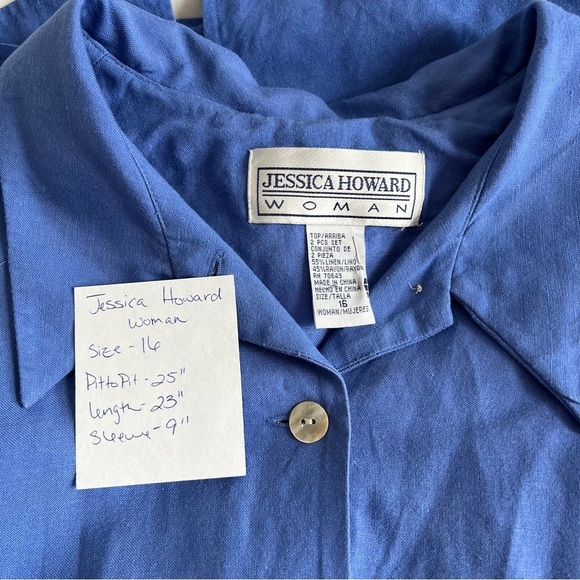 Women’s Jessica Howard linen blend blouse - Picture 8 of 10